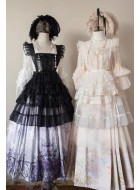 Cat Romance Cellophane Candy Wrapper Antique Short and Long Overdress Skirt and Apron(4th Reservation/2 Colours/Full Payment Without Shipping)